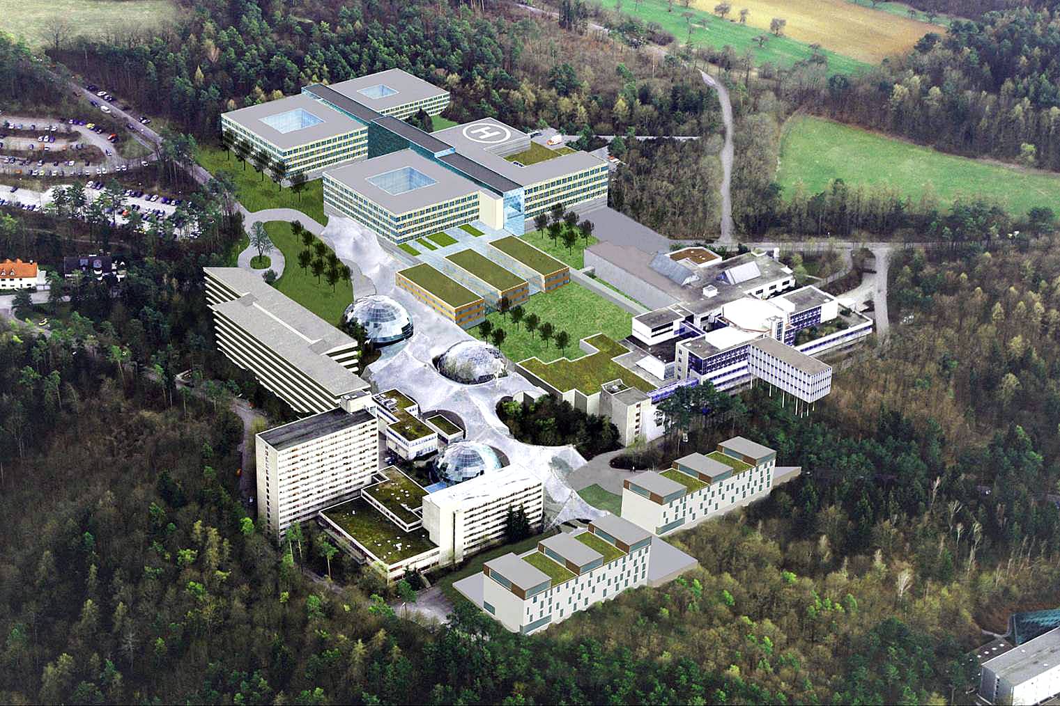 Nowa budowa i rozbudowa kliniki Rhön-Klinik w Bad Neustadt 1
