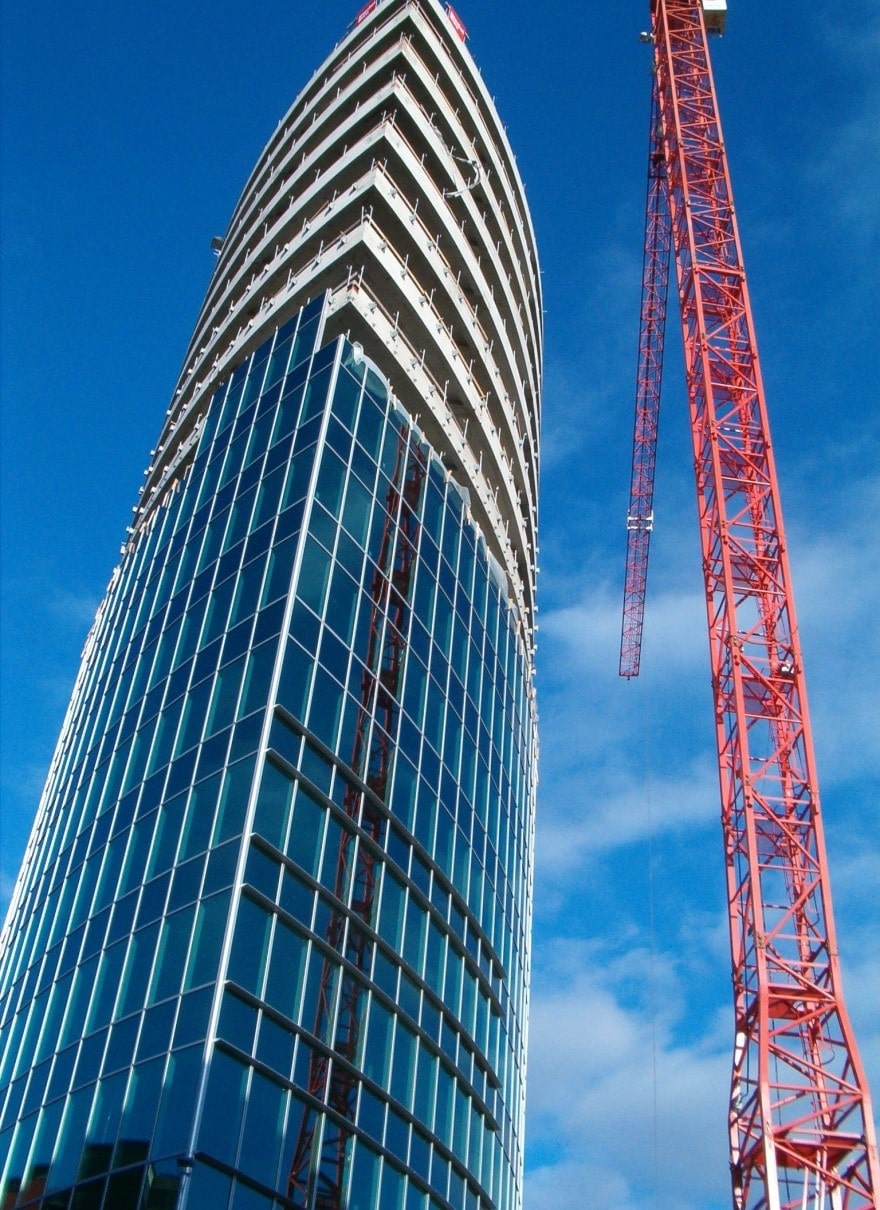 Nowa budowa wieży hotelowej Würzbug 1